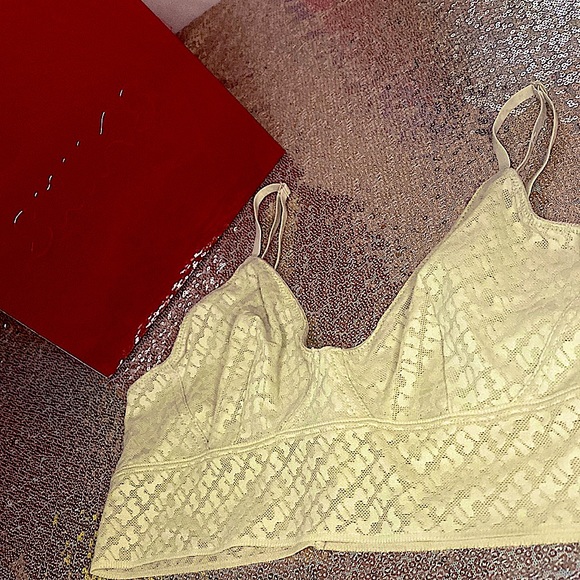 SKIMS Other - SKIMS Logo Mesh Bralette NWOT